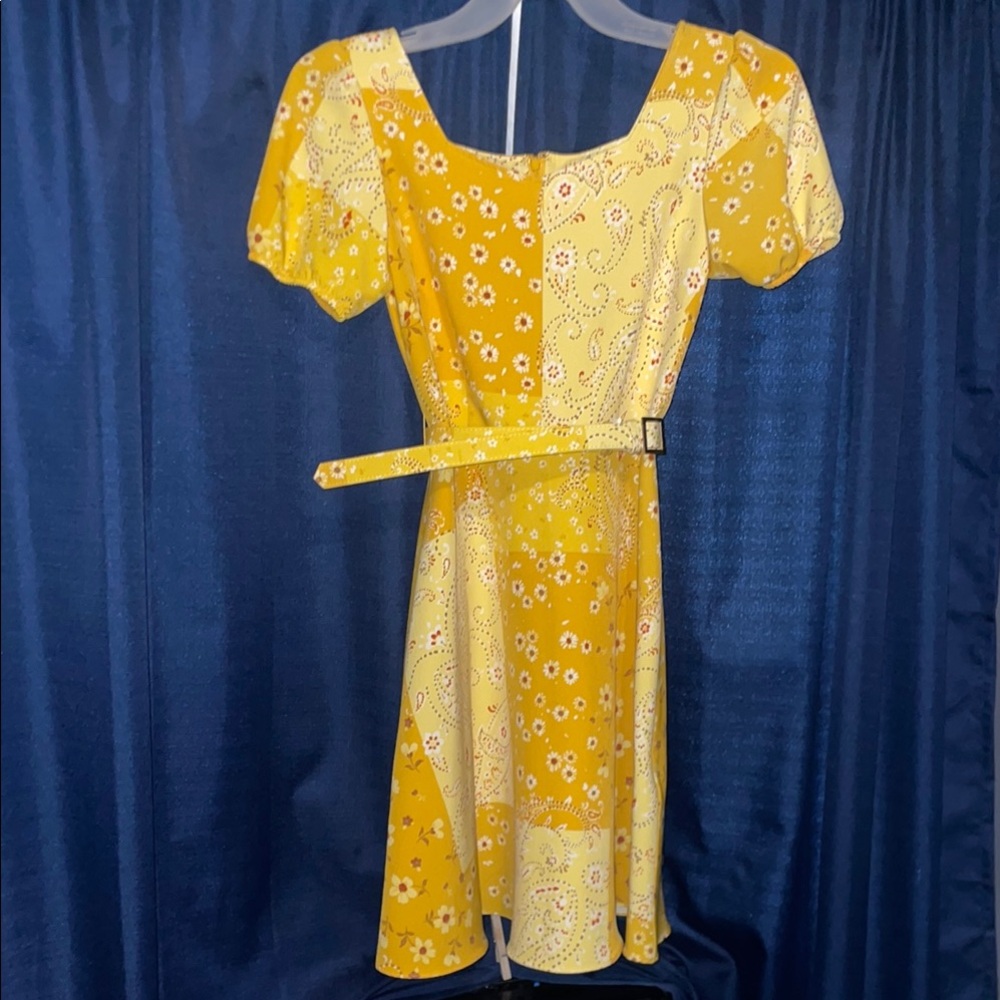 Nanette Lepore Yellow Mini Dress Vibrant and Playful